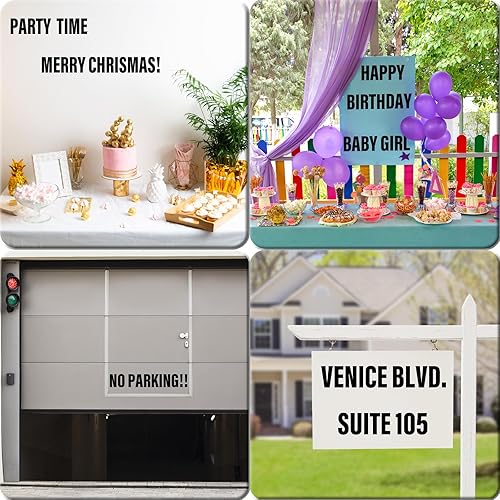 Miniatura 5 de 300 piezas de 30 hojas de calcomanías de letras, vinilo autoadhesivo, impermeables, para buzones, calcomanías de números del alfabeto para buzón,