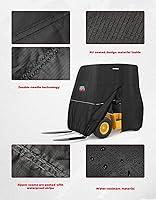 Vista 6 de KEMIMOTO Cubierta para carretilla elevadora, cremallera lateral fácil de conseguir artículos escotilla resistente 420D Oxford compatible