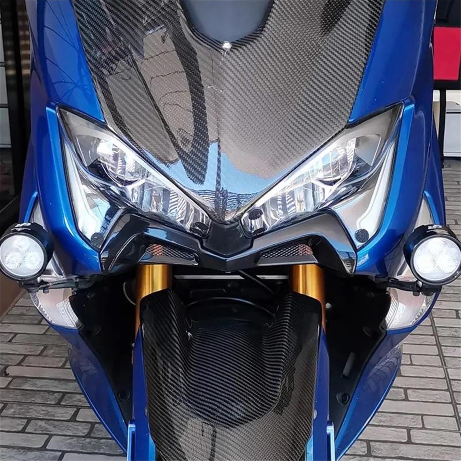 Alette Per Carenatura Moto Per T-MAX 530 560 2017-2023 Aerodinamico Ala(Water transfer)