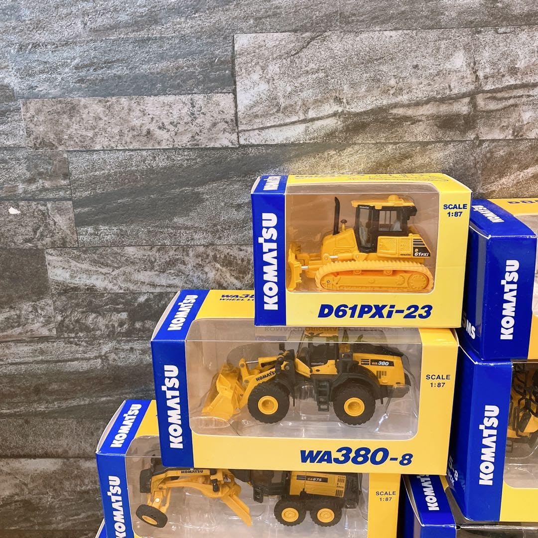 Amazon.co.jp: Komatsu コマツ 株主優待 全種類12種類 ミニチュア