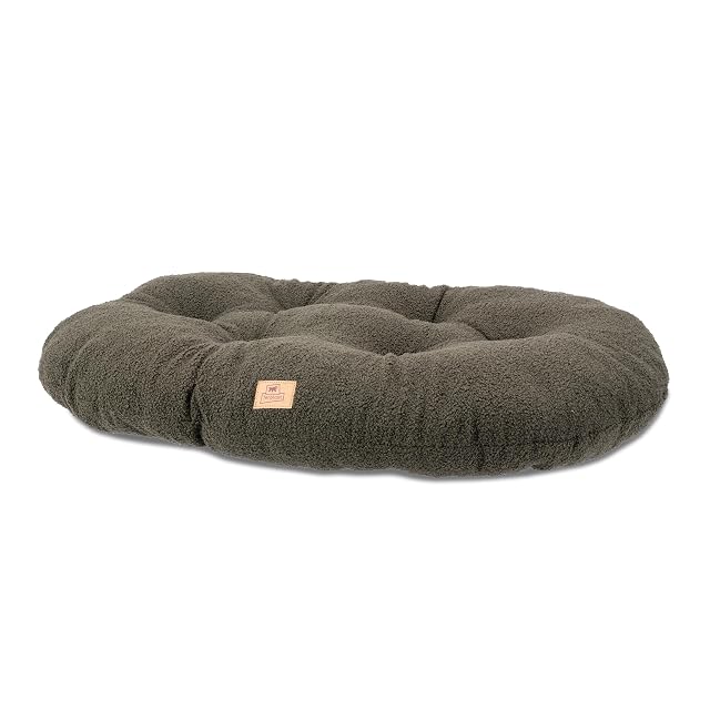 Foto 6 de 7 de Ferplast Cojín Cama para Perros Grandes, Cama para Gatos, Tejido sintético bouclé Lavable, Acolchado Suave