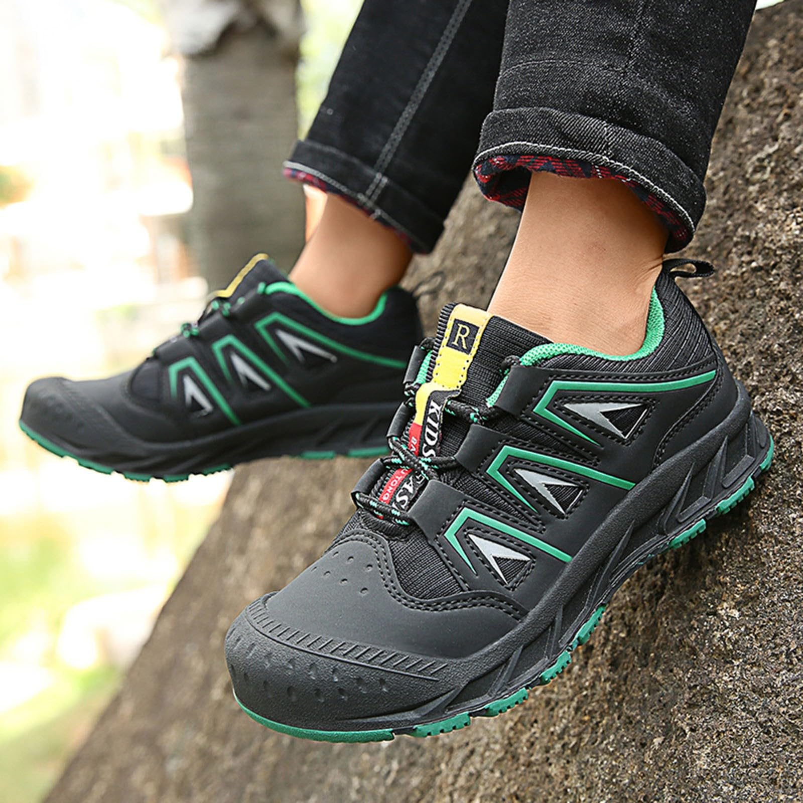 Scarpe per Bambini Sneakers con Suola Spessa Scarpe da Trekking per Sport all' alla Moda Scarpe da Trekking per Studenti/A