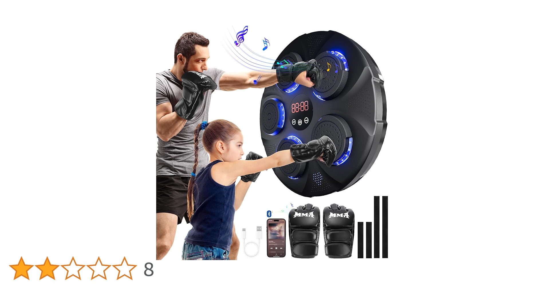 DOLSAO Punching Music Boxing Machine: One Punch Boxing Machine