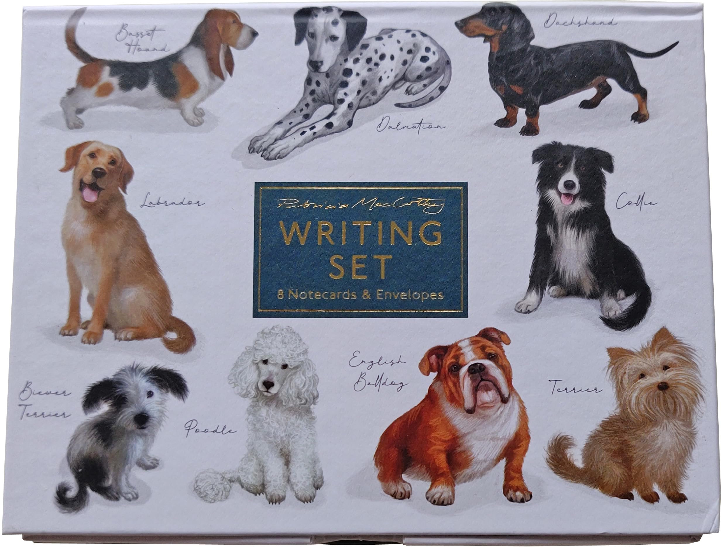 Dogs Notecards and Envelope Set - Designed by Patricia MacCarthy