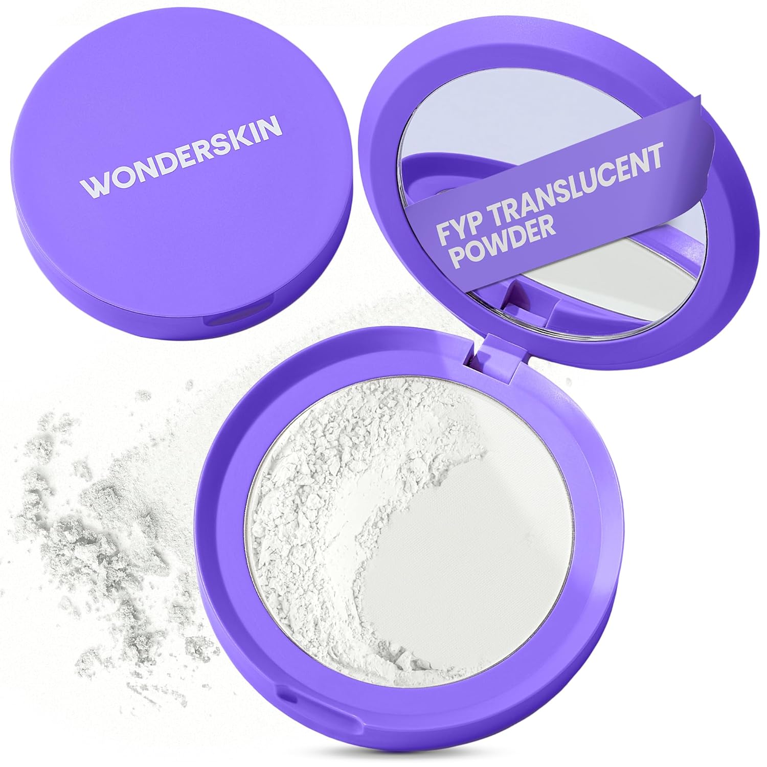 Wonderskin FYP Filter Powder – Translucent Powder Setting Makeup For Blurring, Mattifying and Poreless Finish
