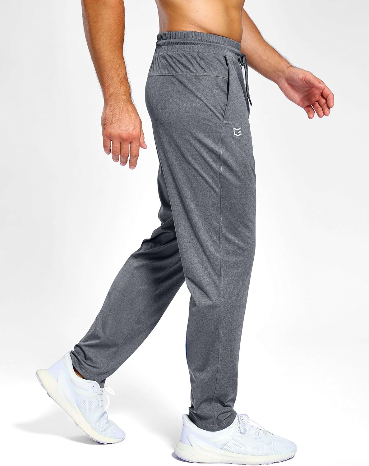 G Gradual Men's Sweatpants with Pockets Lightweight Workout Athletic Track Pants Stretch Gym Running Jogging Joggers for Men - Image 2