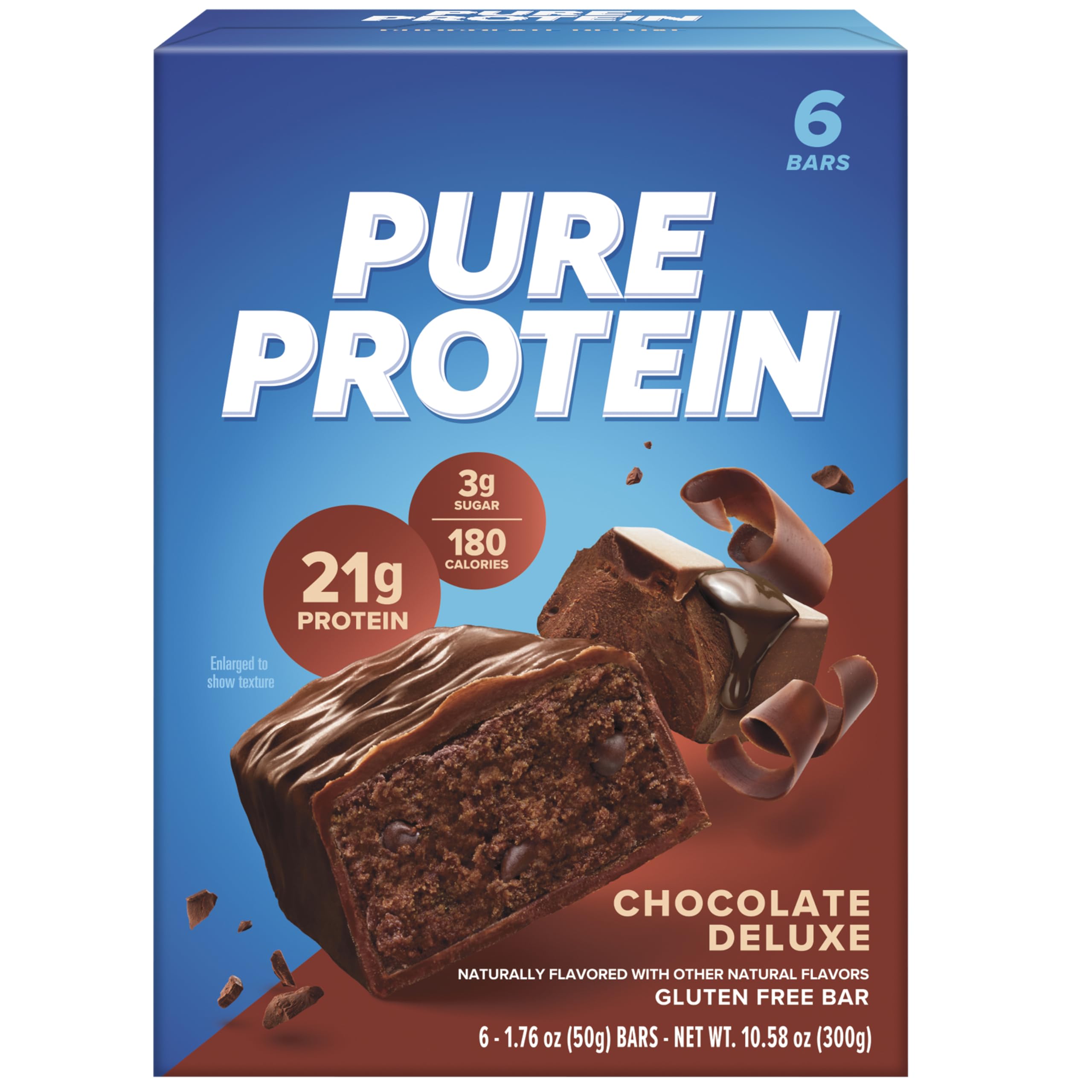 Pure Protein Chocolate Deluxe, 50 Gram, 12 Count