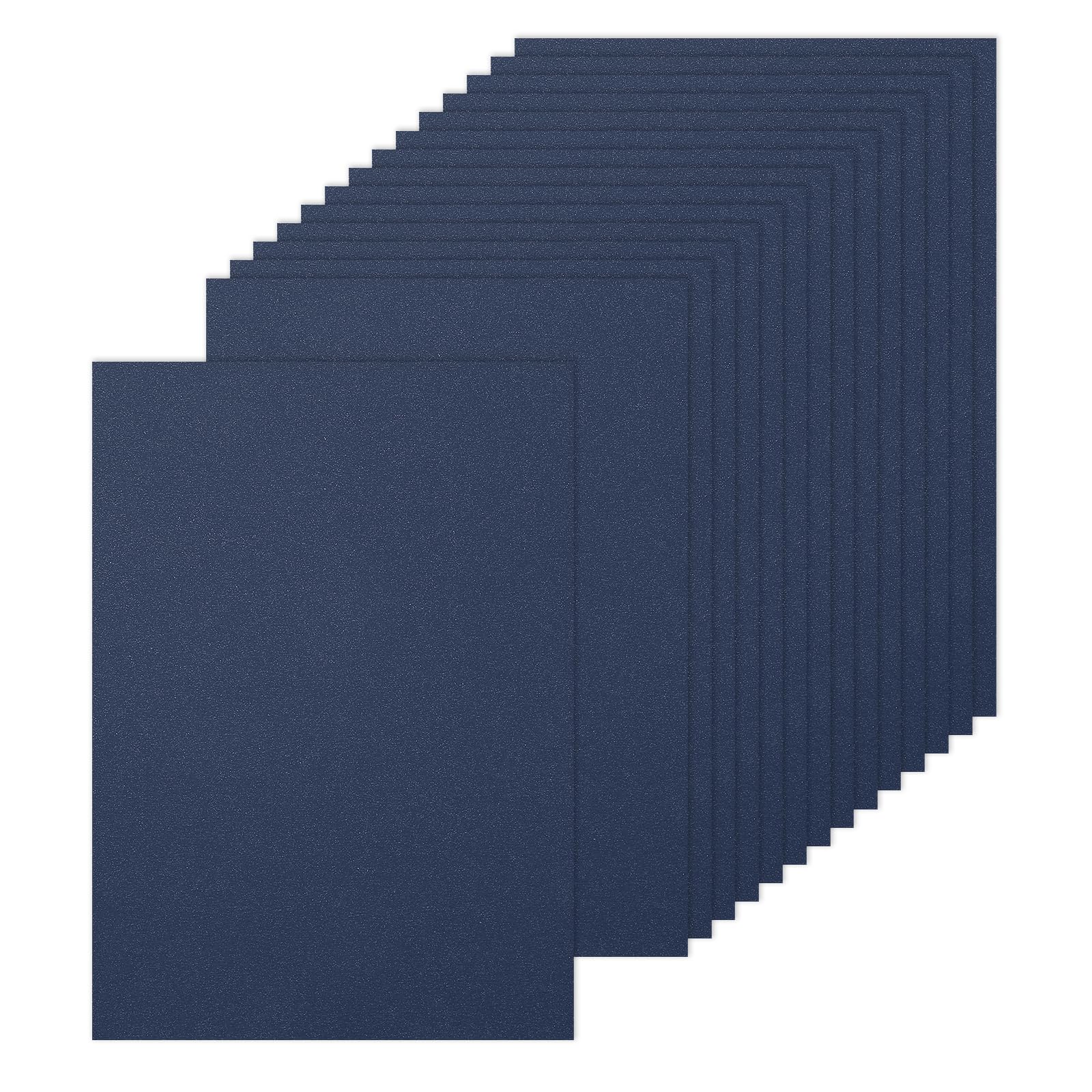 sourcing map 25 Pcs Shimmer Cardstock Paper, A5(6 x 8 Inch) Lake Blue