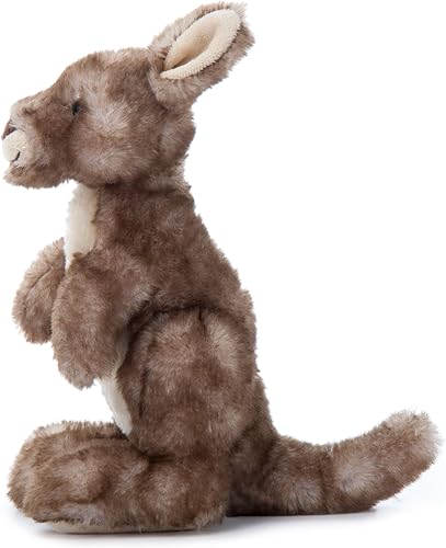 Miniatura 12 de The Petting Zoo Animal de peluche de canguro, regalos para niños, animales salvajes del zoológico Onez, juguete de peluche canguro de 9 pulgadas