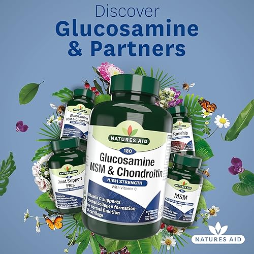 Miniatura 6 de Glucosamine 500mg MSM 500mg + Chondroitin 100mg 180 Tablets