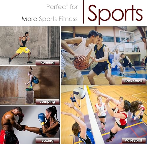 Miniatura 3 de Ueasy Equipo de entrenamiento de salto vertical, bandas de resistencia de piernas, velocidad de fuerza muscular, entrenamiento de fitness para