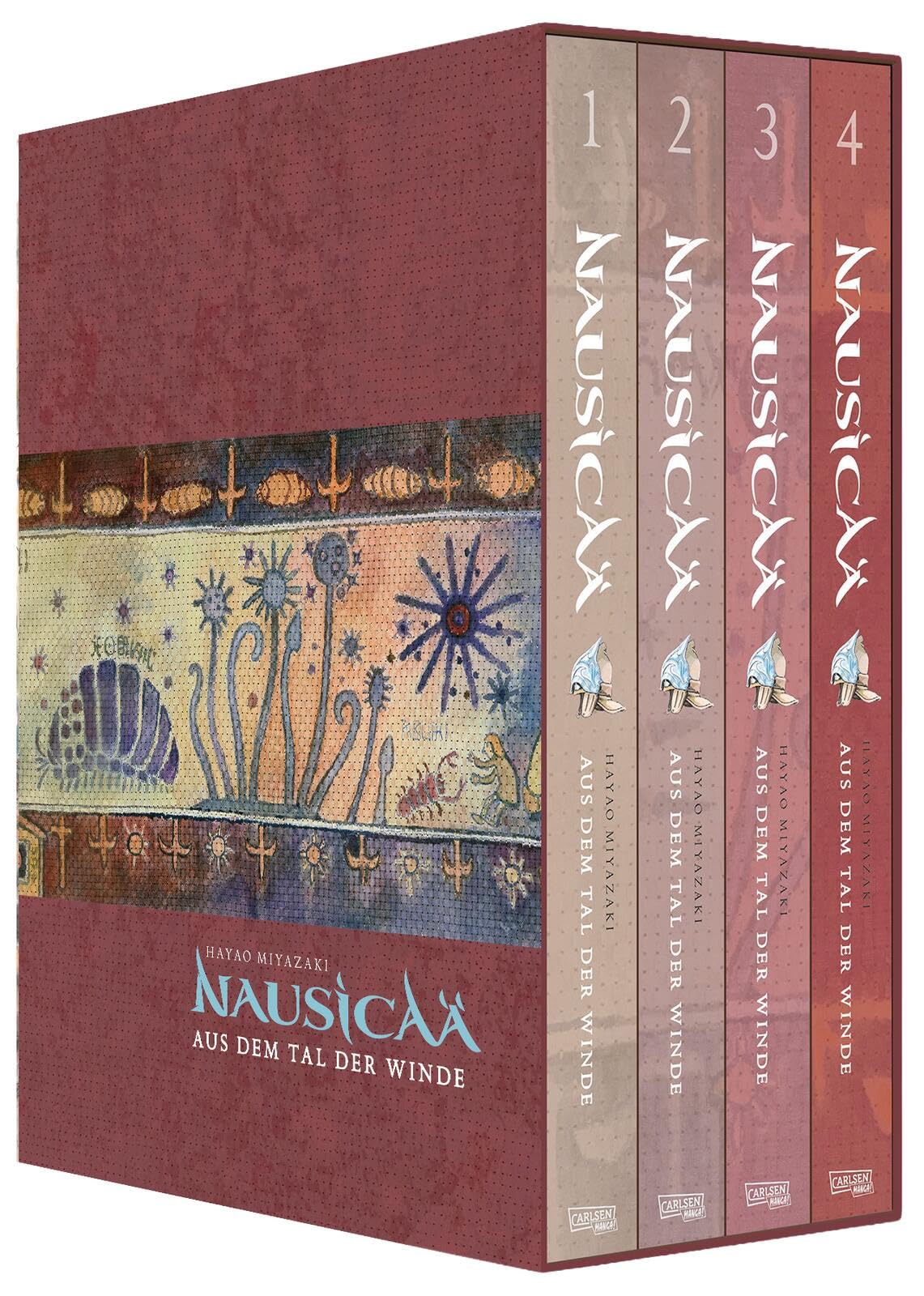 Nausicaä aus dem Tal der Winde, Doppelband-Edition Bände 1-4 im Schuber: Epische Umwelt-Saga vom Studio-Ghibli-Gründer in vier Bänden im Schuber.