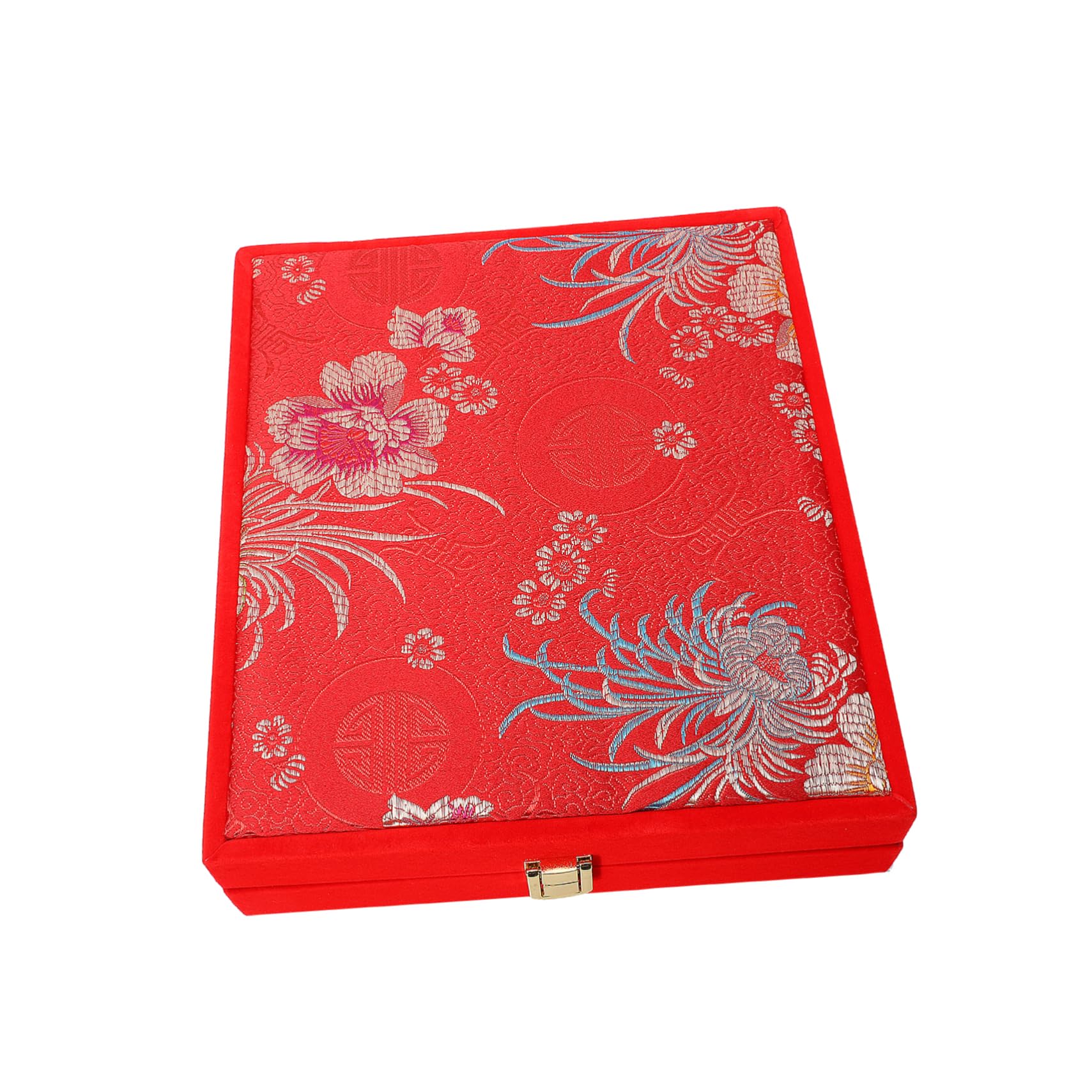 BESPORTBLE 1pezzi Portagioie in Legno Stile Cinese Scatola Contenitore per Gioielli Custodia per Orecchini e Braccialetti Portagioie da Viaggio