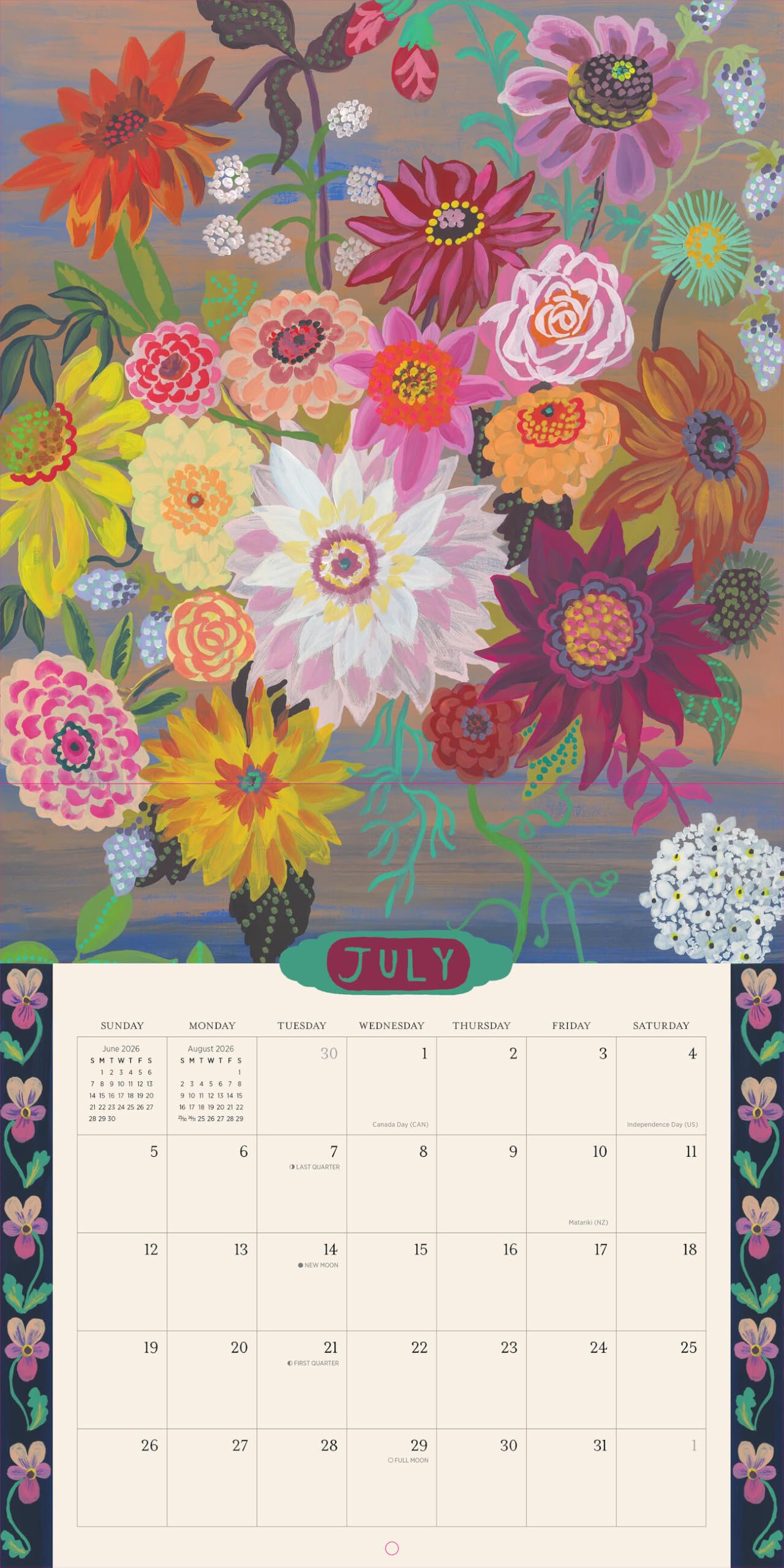 World of Nathalie Lété Wall Calendar 2026: An Elegant, Artful Year