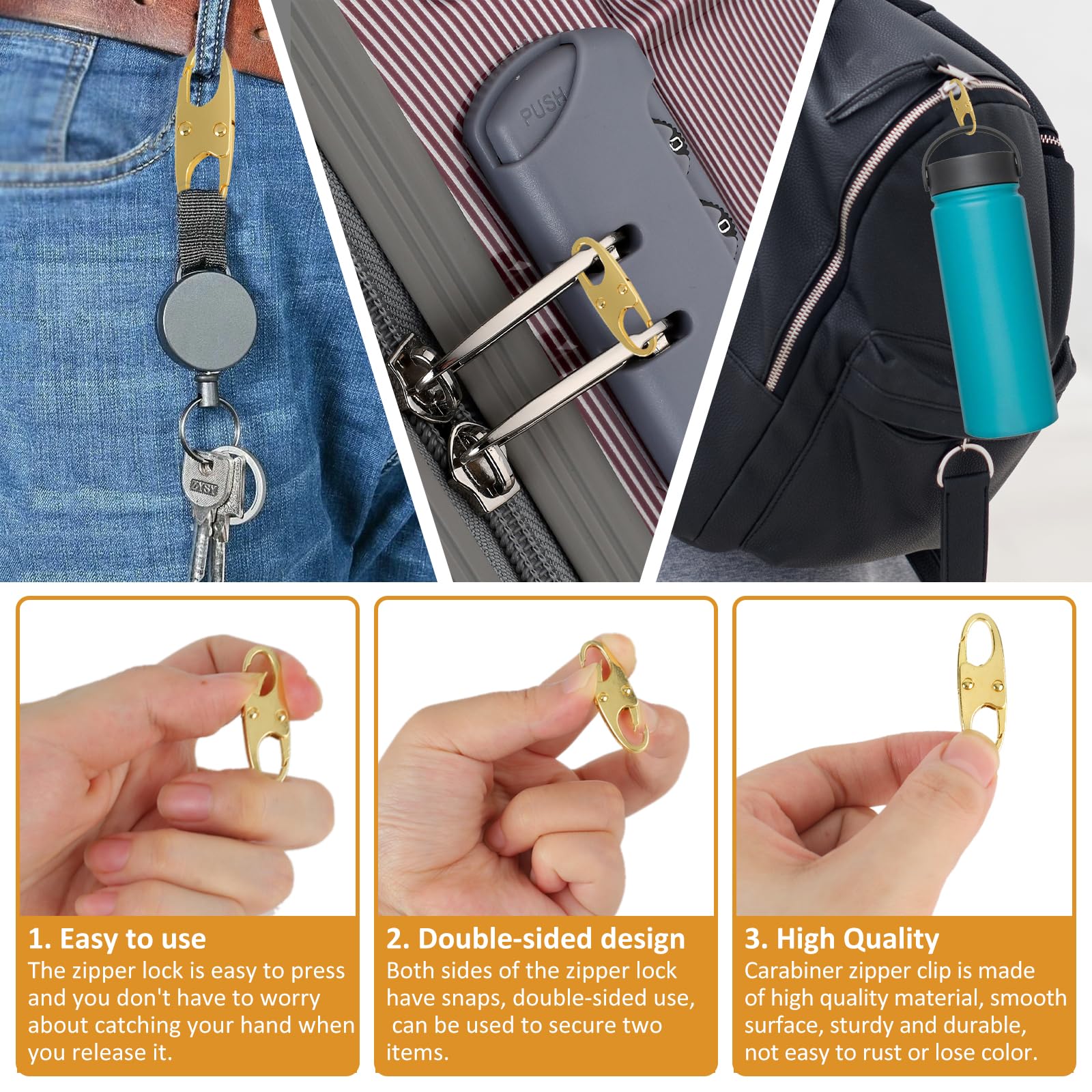 Amazon.com: Phinus Lock Combo, Total 21PCS Clips Anti-Theft