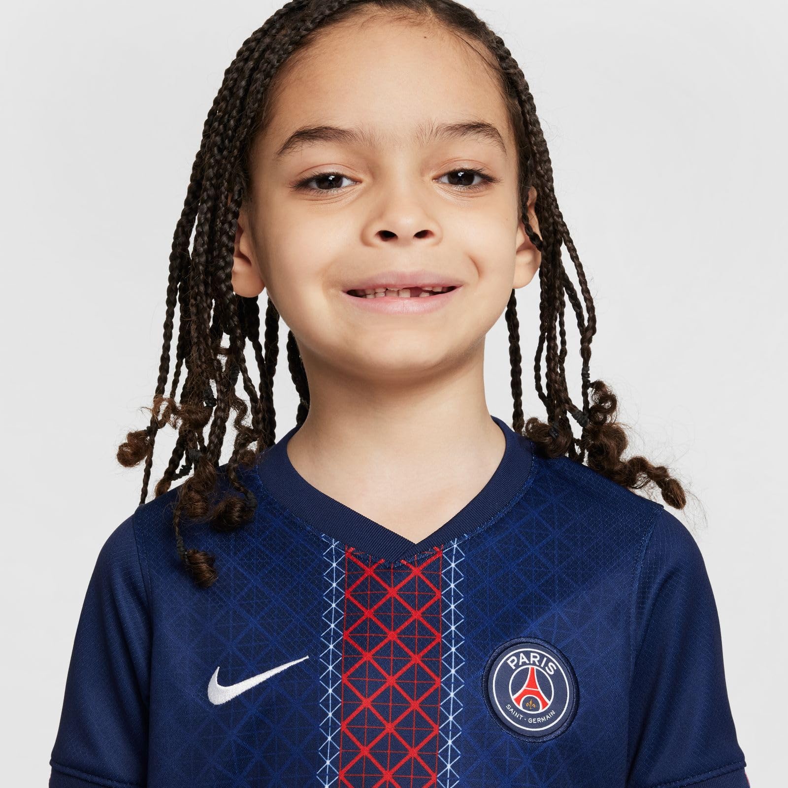 NIKE Paris Saint-germain 2025/26 Stadium Home Dreiteiliges Nike Replika Fußballtrikot-set Für Jüngere Kinder Set di maglia da calcio Unisex - Bambini e ragazzi