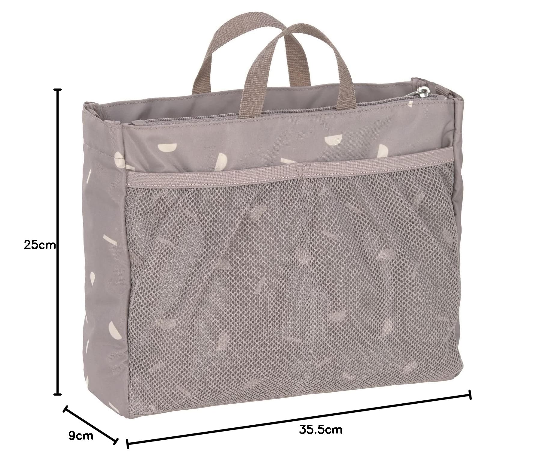 Lässig Organizzatore per passeggini per bambini Borsa per pannolini Borsa fasciatoio Piccola borsa per la toilette incl. Fasciatoio/Multitalent Organizer Blocks taupe, av2022, cd20dee2