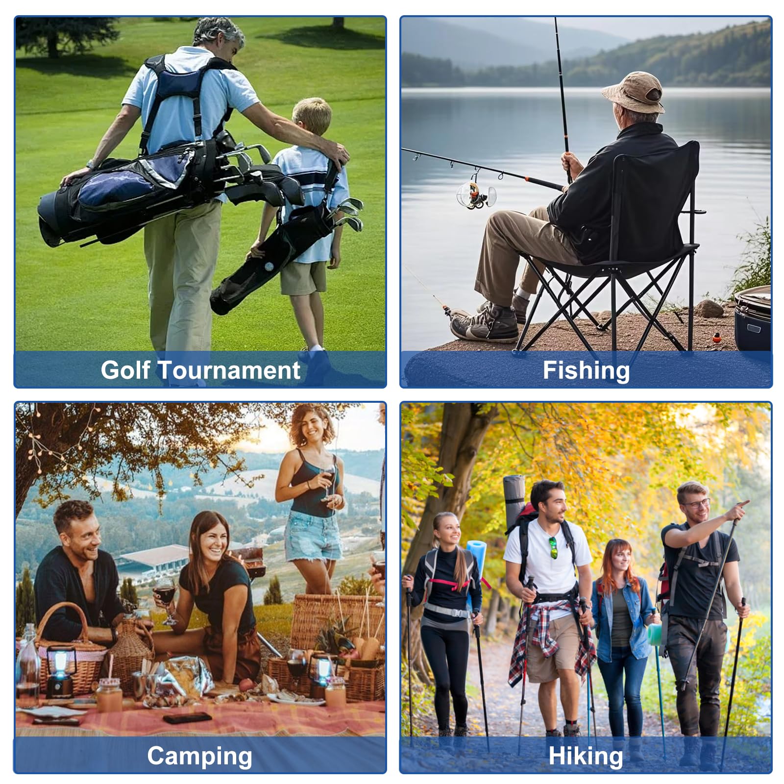 Golf-Bierhülle mit 7 Eispucks, isolierter Golftaschenkühler für 7 Dosen, auslaufsichere Reißverschlussschlinge, Bierhülsen, einzigartiges Golfzubehör, Golfgeschenke für Männer