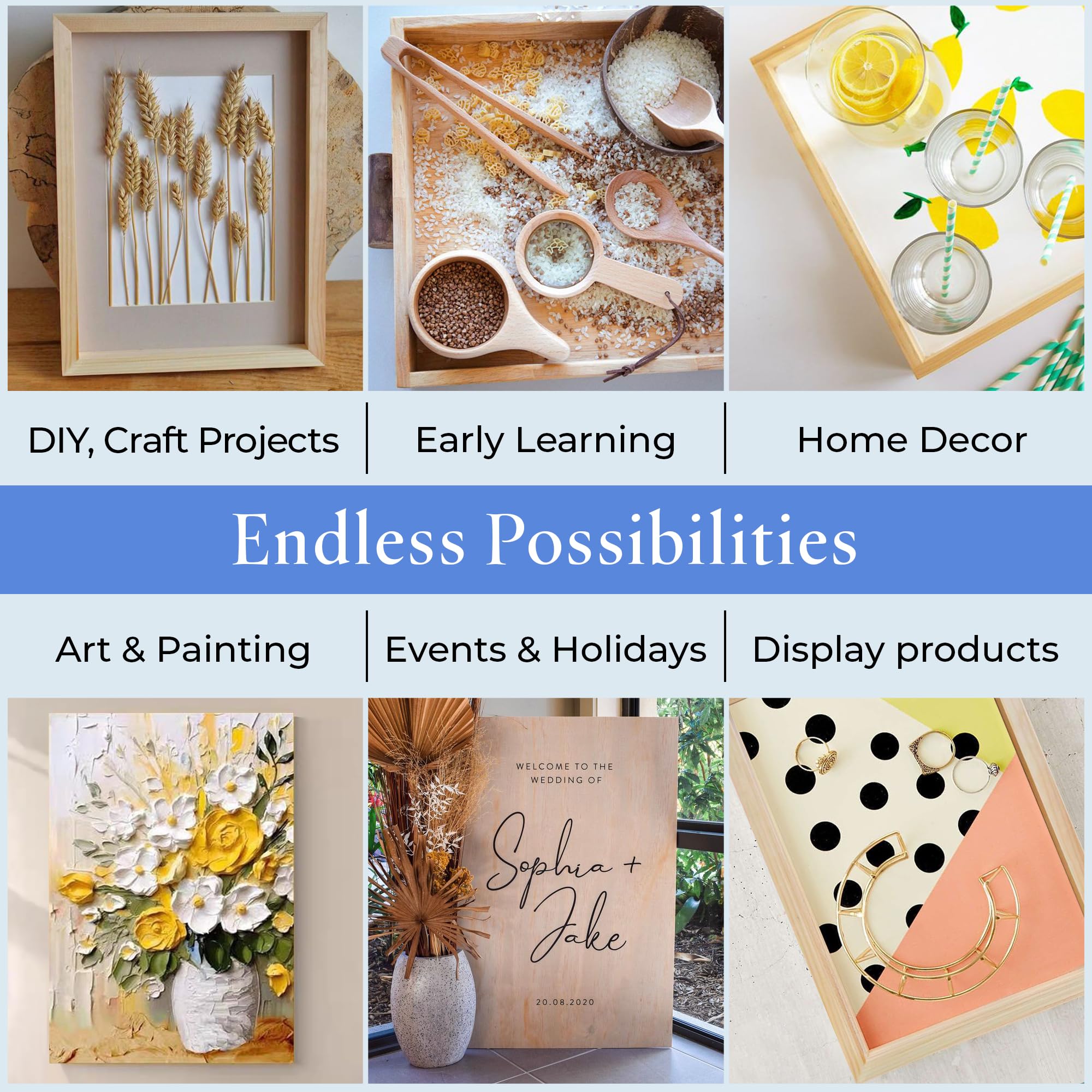 Amazon.co.jp: Woodpeckers ナローウッドキャンバス 10 x 20 x 1