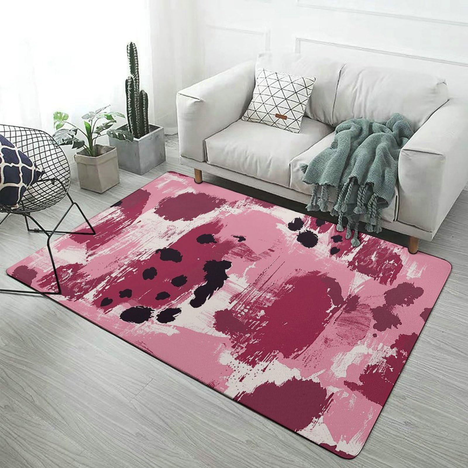 Tapis de sol léopard 152x101 cm absorbant et antidérapant