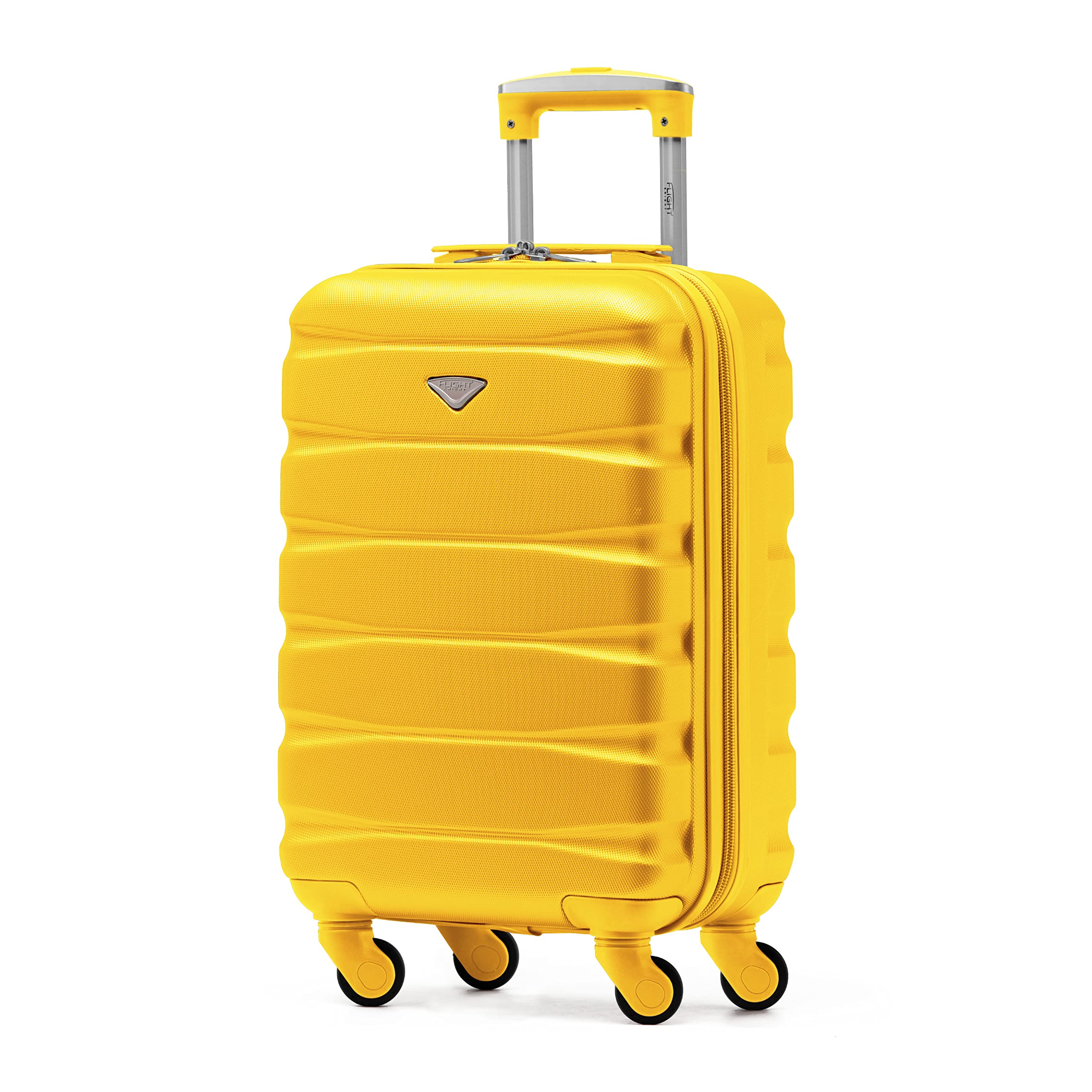 Flight Knight Lightweight 4 Wheel ABS Hard Case Medium Suitcase Approved for Over 100 Airlines Including easyJet, British Airways, Ryanair, Jet2, Emirates & Many More - Check-in Medium Size 25" — view 127