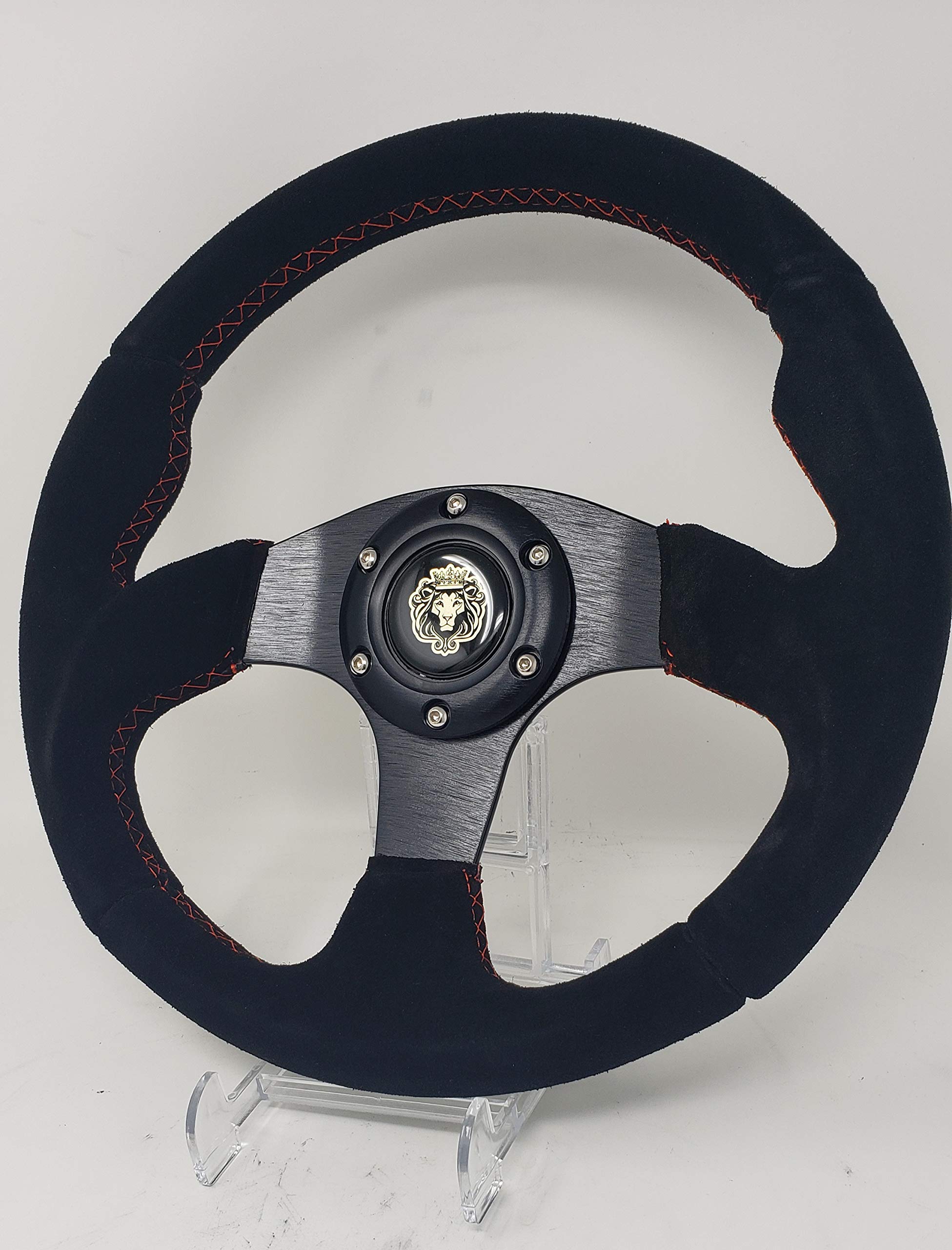 Amazon | New World Motoring 12.5インチ ステアリングホイール レース