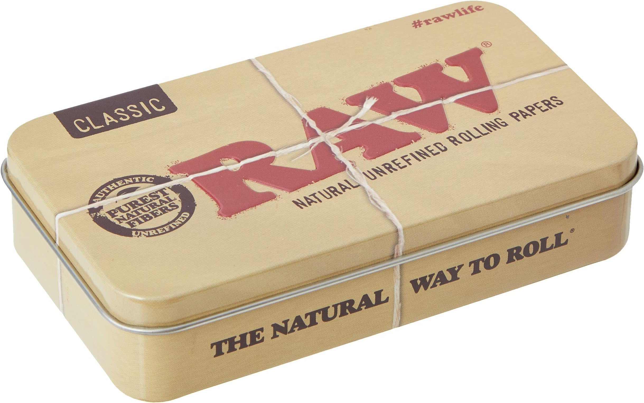 RAW Metal Tin & 2 x Tips