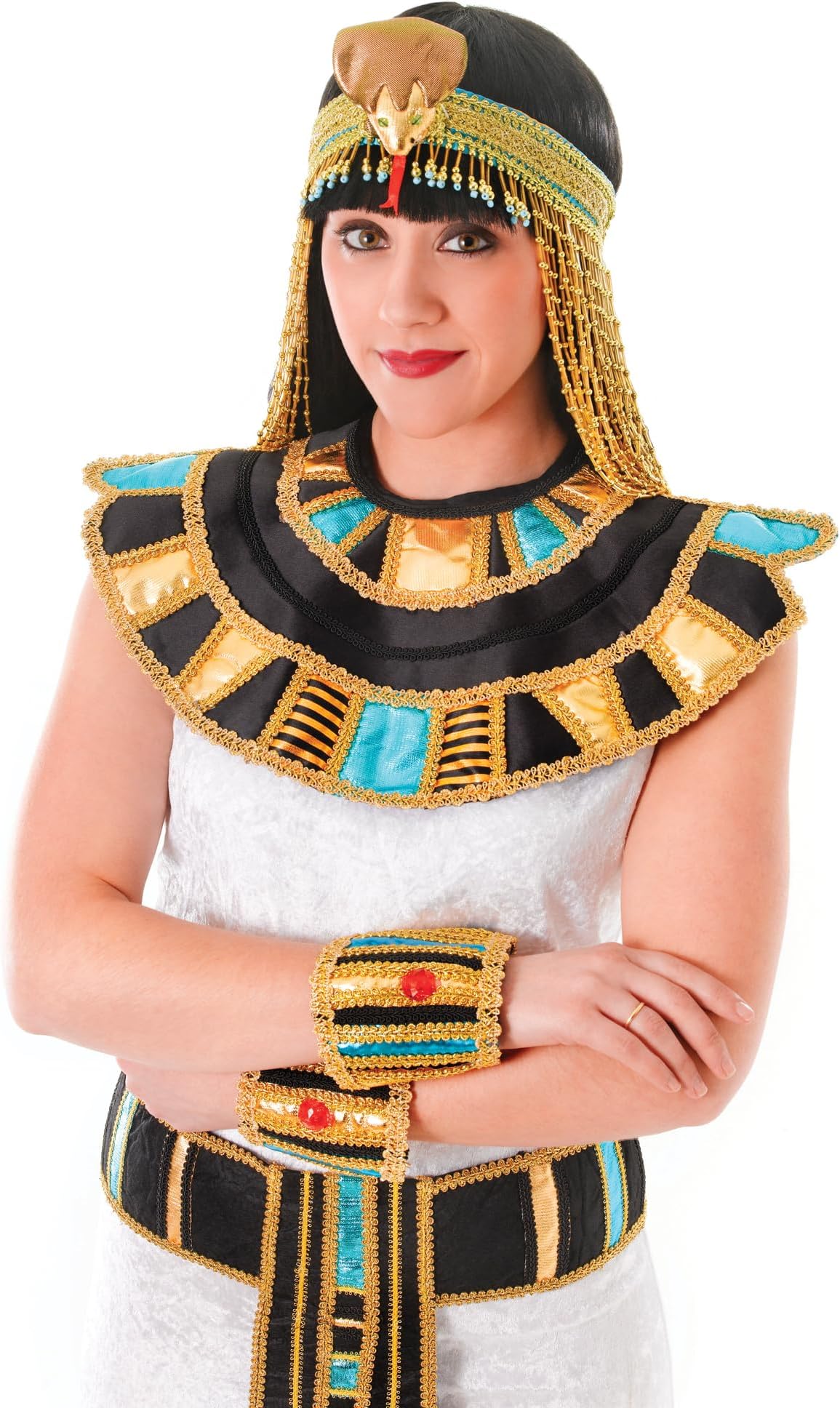 Multicolor Egyptian Collar, Adult Fancy Dress Accessory