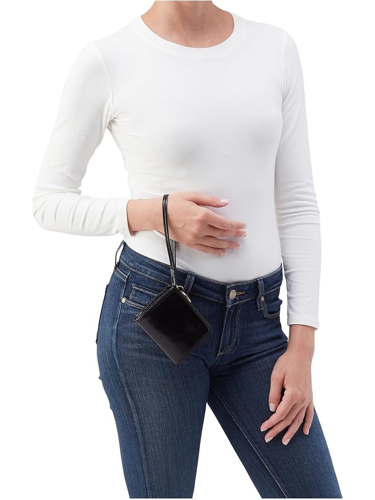 Black HOBO Coin Wristlet Wallet