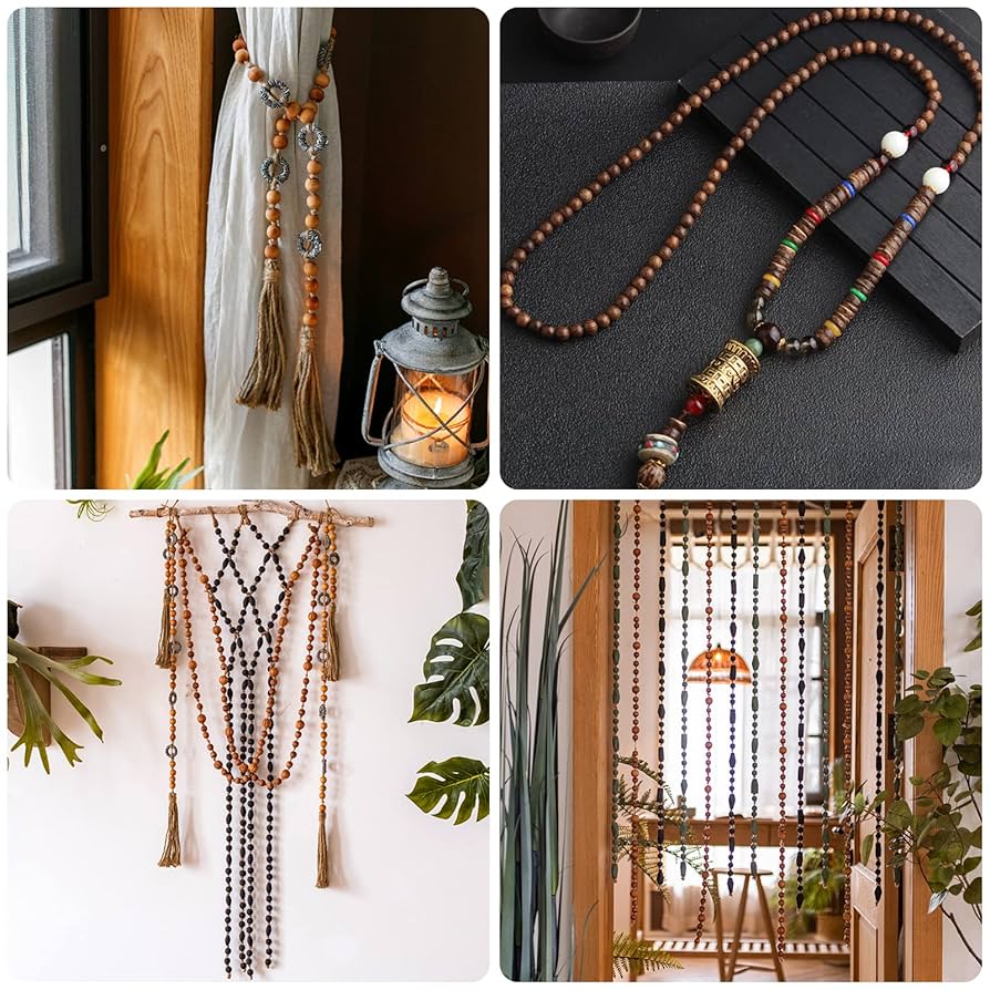 再販handmade20mm特大ウッドビーズ数珠ネックレス木製50cm 再販handmade20mm特大ウッドビーズ数珠ネックレス木製50cm