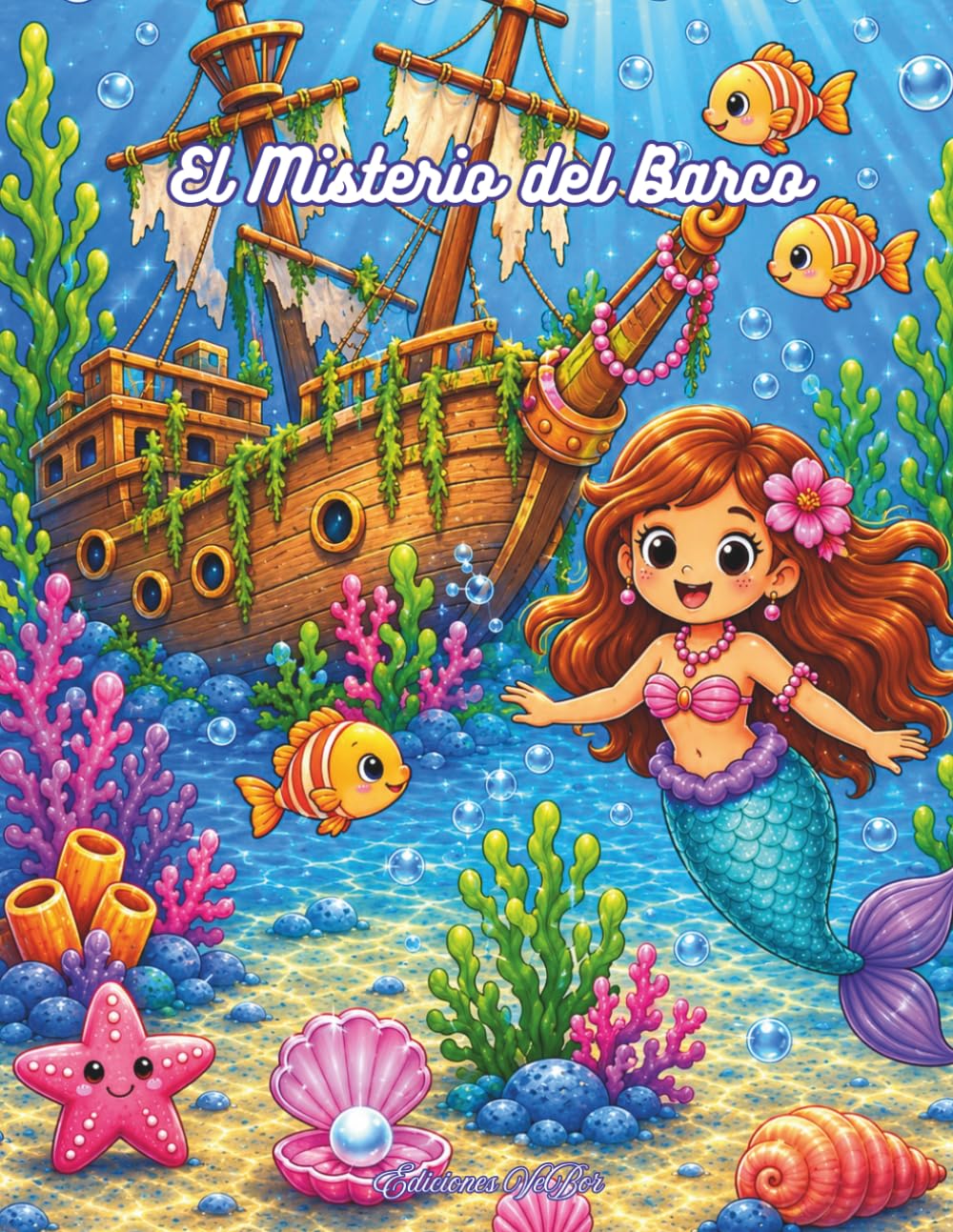 El Misterio del Barco: Cuento Ilustrado a Color (Mi Libro de Sirenas y Amigos del Mar)