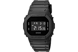 Men's DW-5600BB-1CR G-Shock Digital Display Quartz Black Watch: Timeless Durability