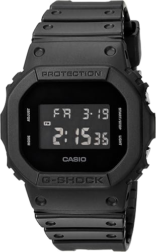 Casio Mens DW5600BB G-Shock Black Out Watch