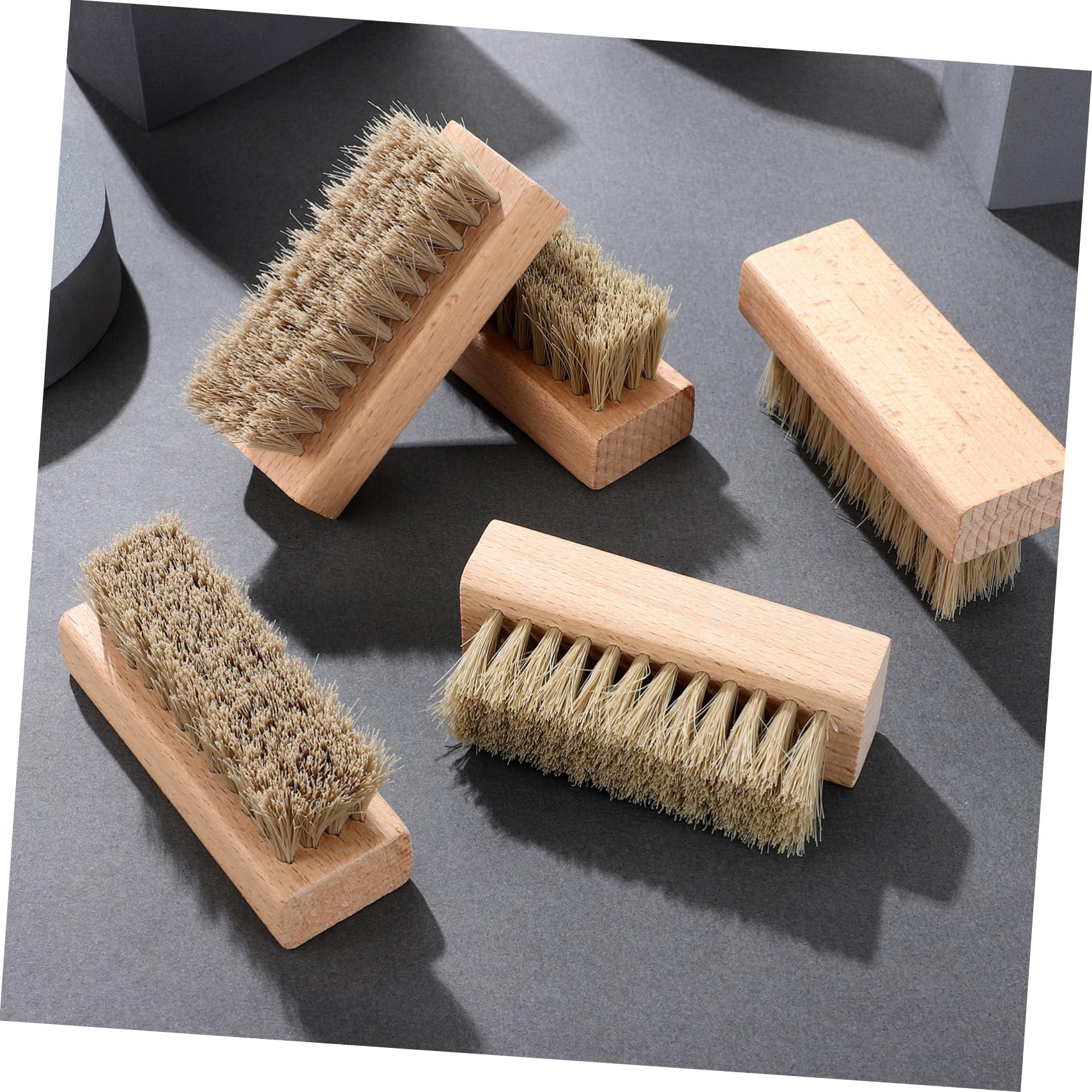 BESPORTBLE 10 Pezzi Spazzole per Scarpe con Setole Morbide Pulizia per Scarpe Facile Maneggevolezza e Design Antiscivolo