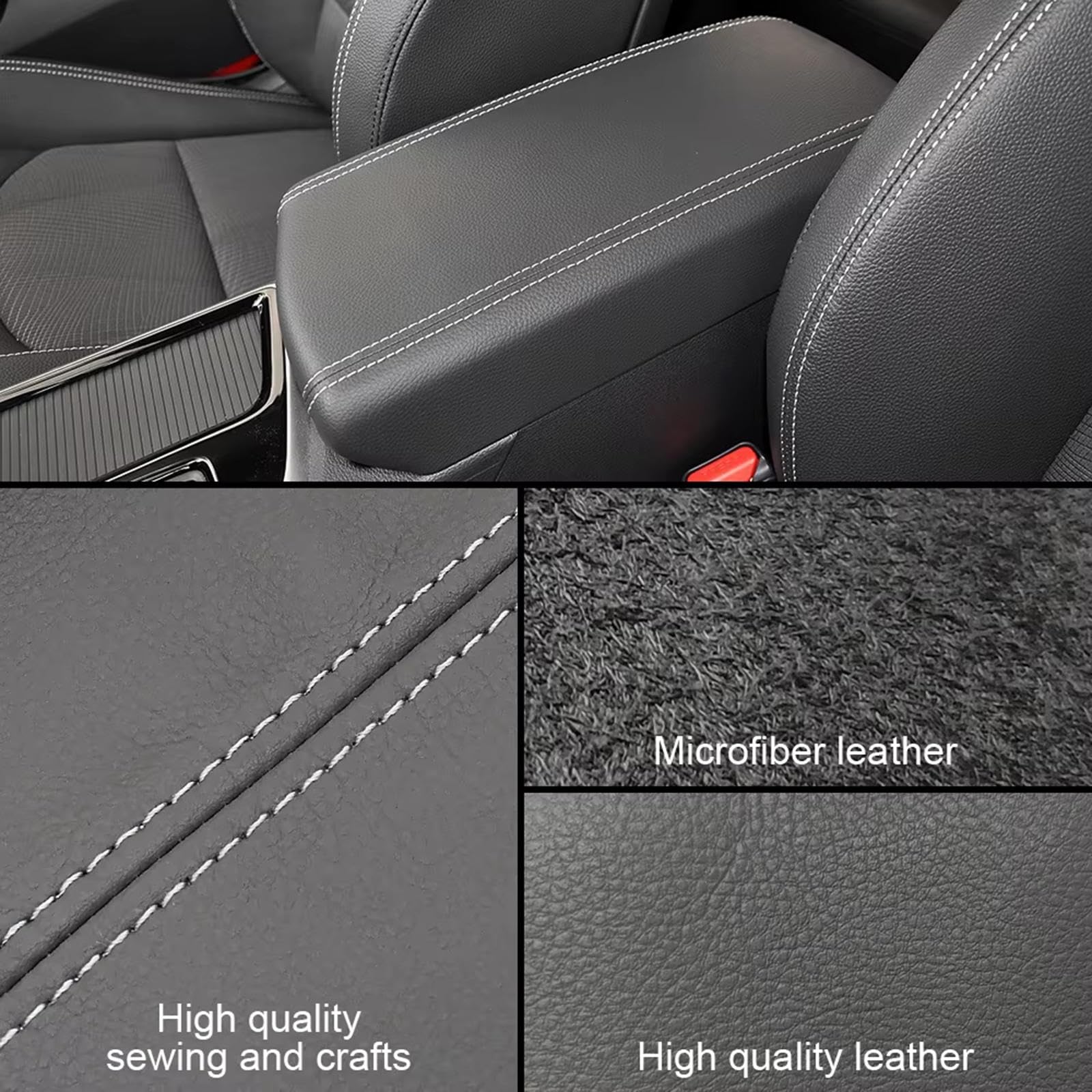 Upgrade Your Ride: Padded Armrest Cover For Hyundai Sonata 2015-2019 Center Console