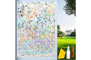 Rainbow Holographic Window Decal: The Perfect Way to Add Privacy and Style to Your Home