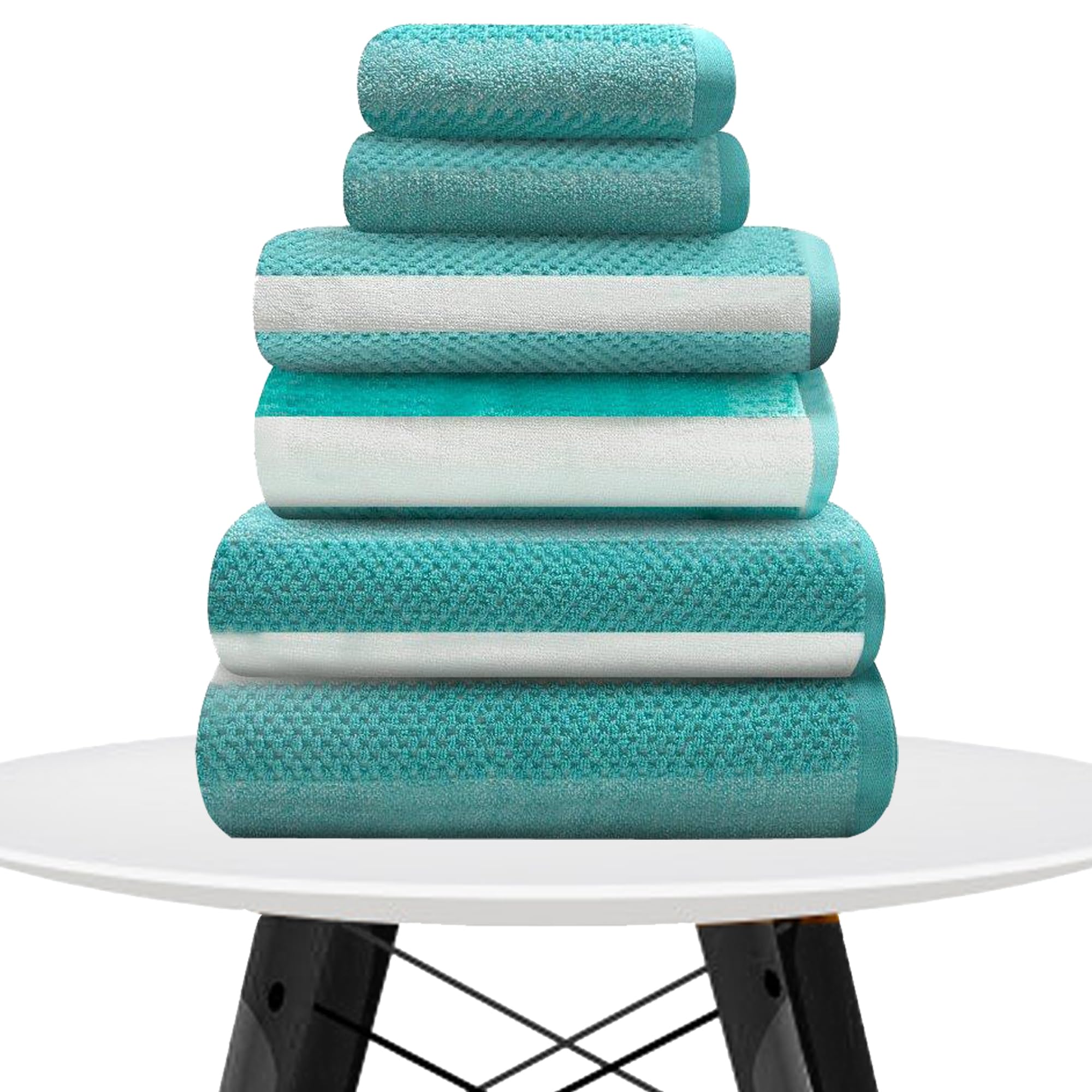 Lions Towels - Premium Bath Sheet 2 Piece - 100% Cotton, Ultra Soft and Highly Absorbent, Extra Large Striped Towel Bath Sheets 90x140cm, Hotel Spa Quality, Quick Drying