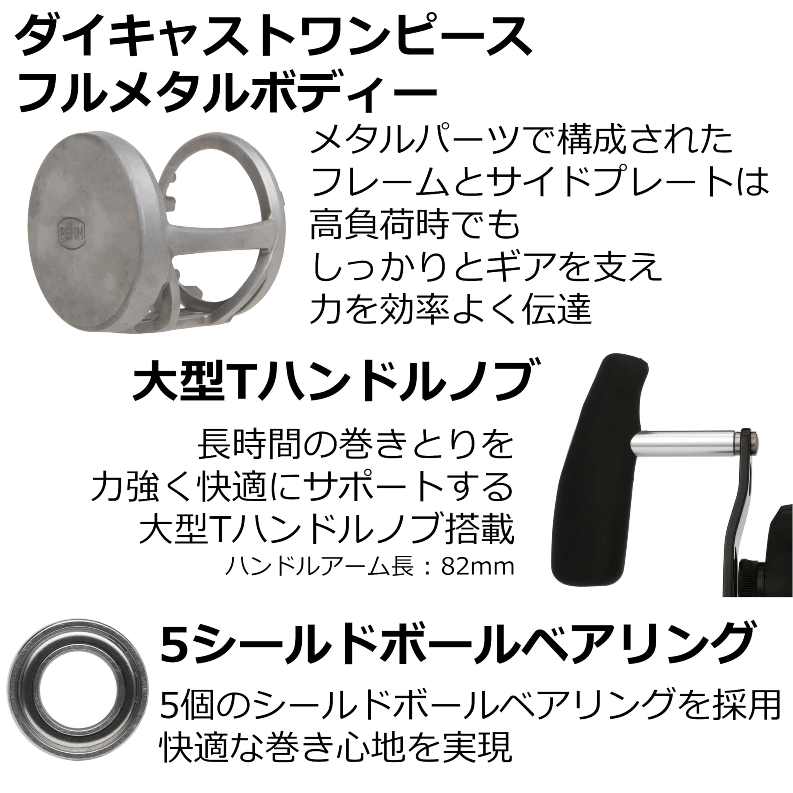 【新品・未開封】PENN (ペン) FATHOMII ファゾム2 Amazon.co.jp: PENN (ペン) FATHOM II 2speed FTHII10XNLD2 ファゾム2