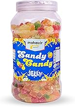 Sandy Candy Jelly, Sugar Coated Jelly Candy, Mix Fruits Jelly Cubes, Ready To Eat Sweets For Kids, Dessert Toppings - 1Kg