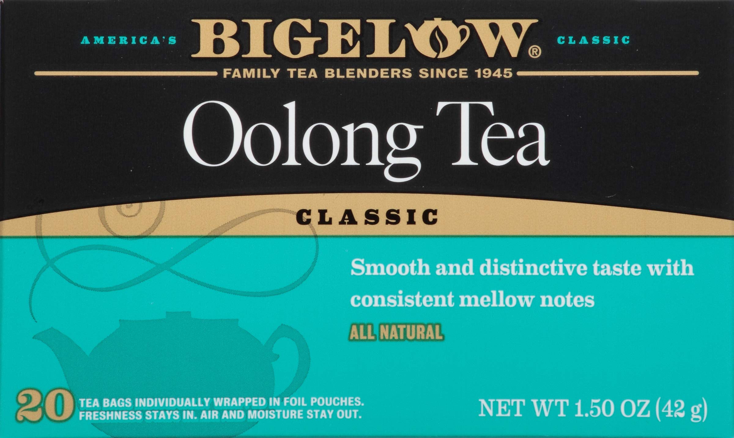Bigelow Chinese Oolong Tea, 20 Tea Bags