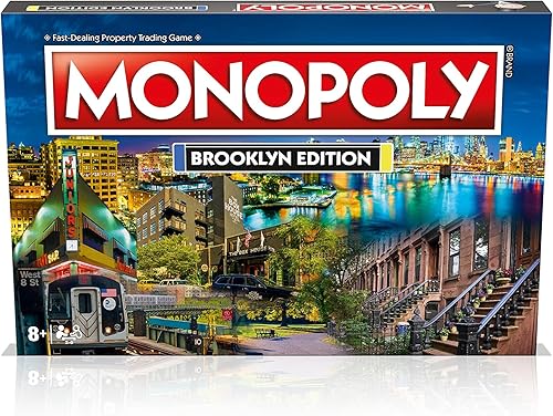 Miniatura 5 de Juego de mesa Monopoly - Brooklyn Edition: 2-6 jugadores, juegos de mesa familiares para niños y adultos, juegos de mesa para niños de 8 años en