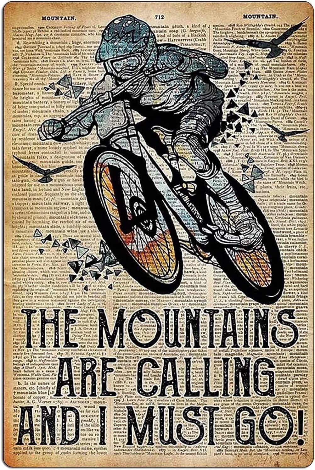 Haosensix The Soul Of The Bike Vintage Metal Tin Sign Decor Gifts Funny Bathroom Decor Wall Art Poster Coffee Bar Office Home Toilet Signs Wall Decor Plaque 8x12 Inch