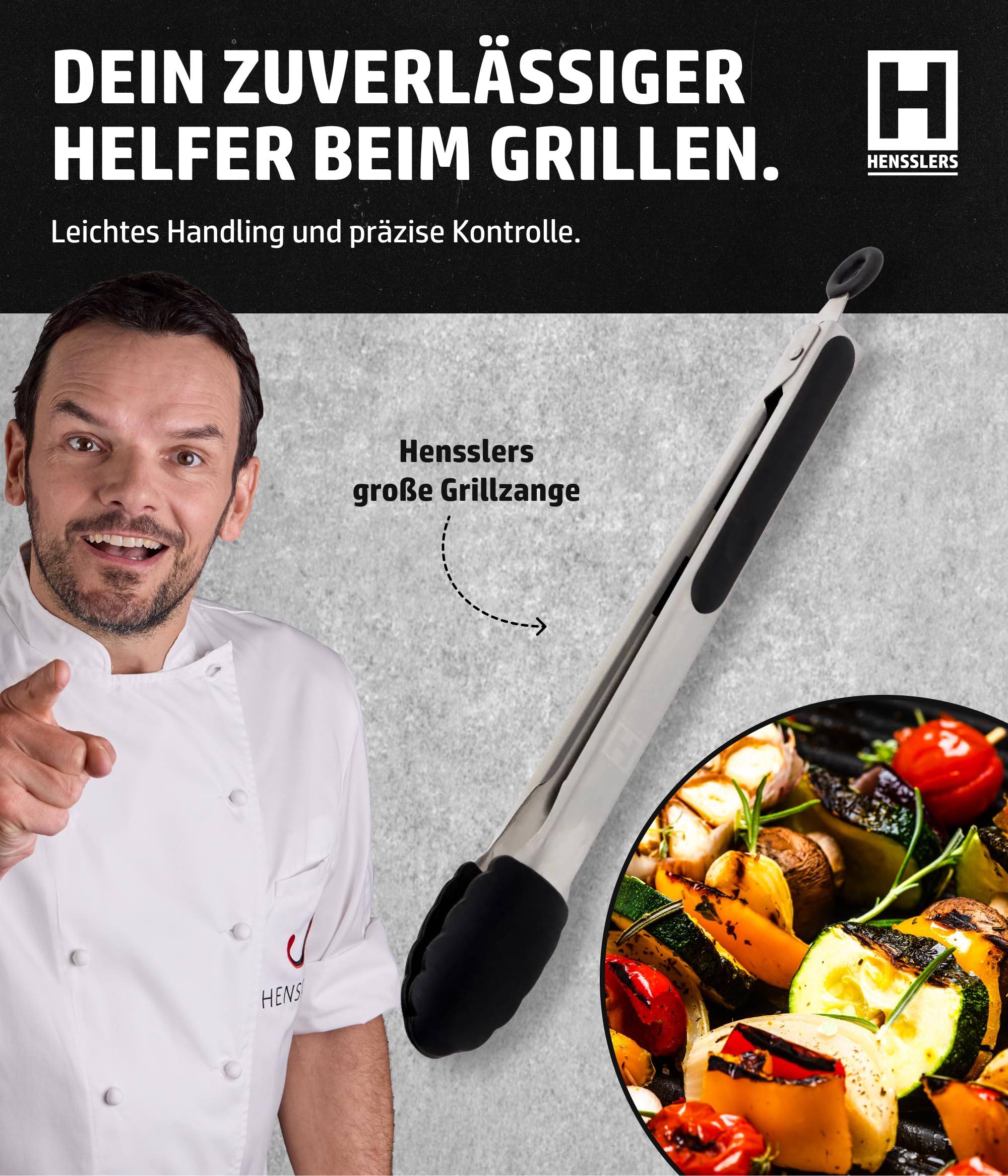 Patelai Silikon-Küchenzangen - 2 Stück, 30 Cm, Hitzebeständig, Antihaft, Ideal Für Grill & Backofen