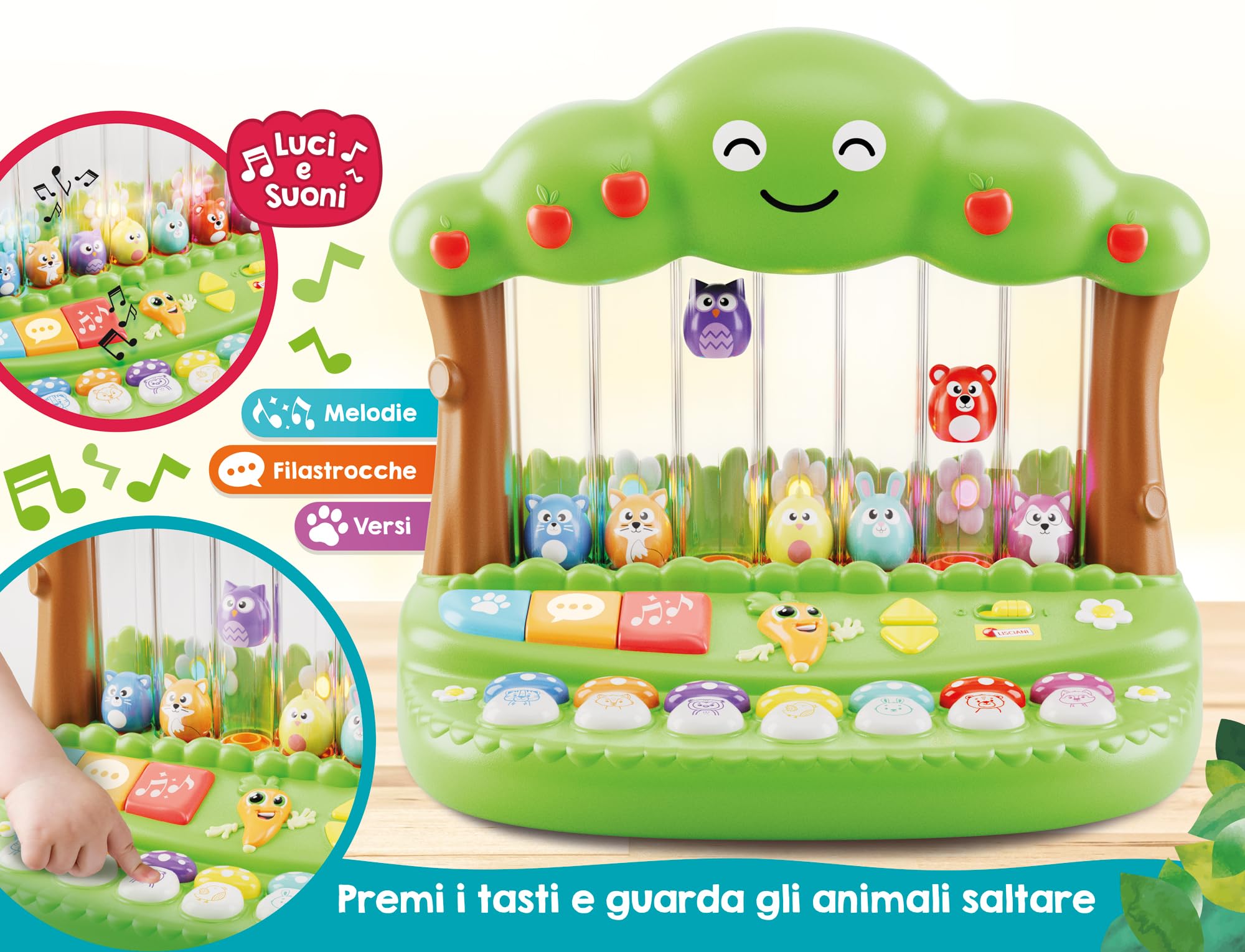 Lisciani Giochi CAROTINA Baby Il BOSCHETTO SALTERINO