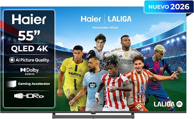 Haier H6 QLED 4K 55" Smart TV Google TV 2026