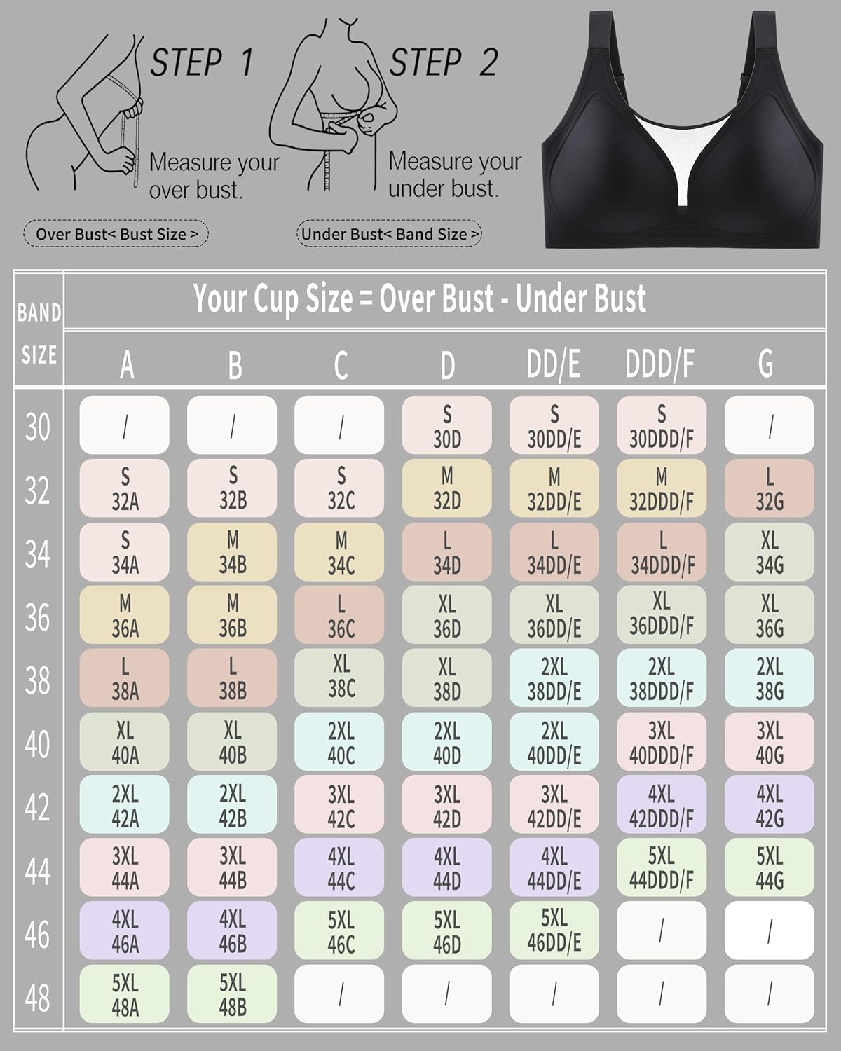 Wireless Bras for Women No Underwire Push Up Bra Seamless Jelly Plus Size Comfortable Full Coverage Womens Bras - Image 6