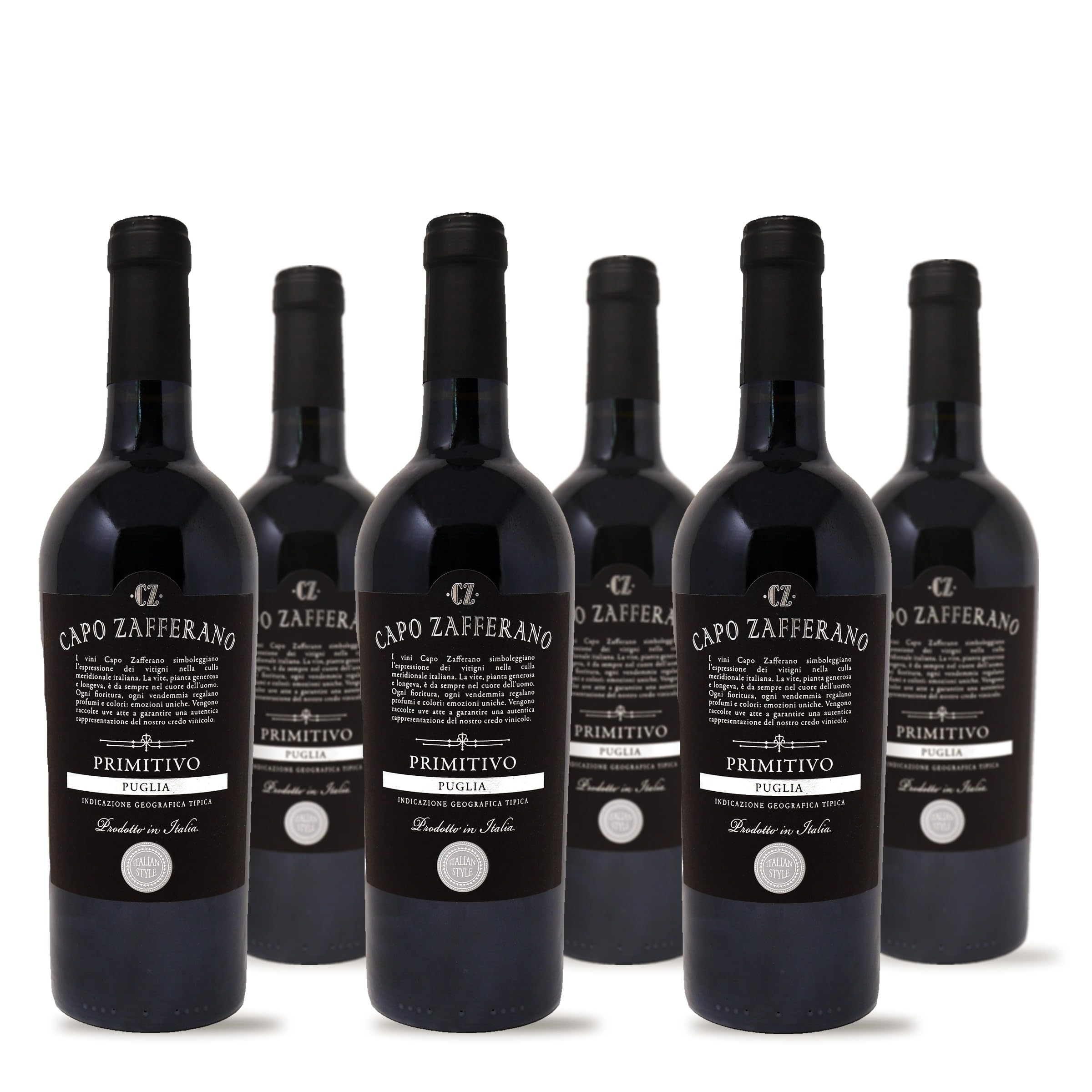 Capo Zafferano 2023 Primitivo Puglia (6 x 0,75 l) inkl. weine.de-DropStop