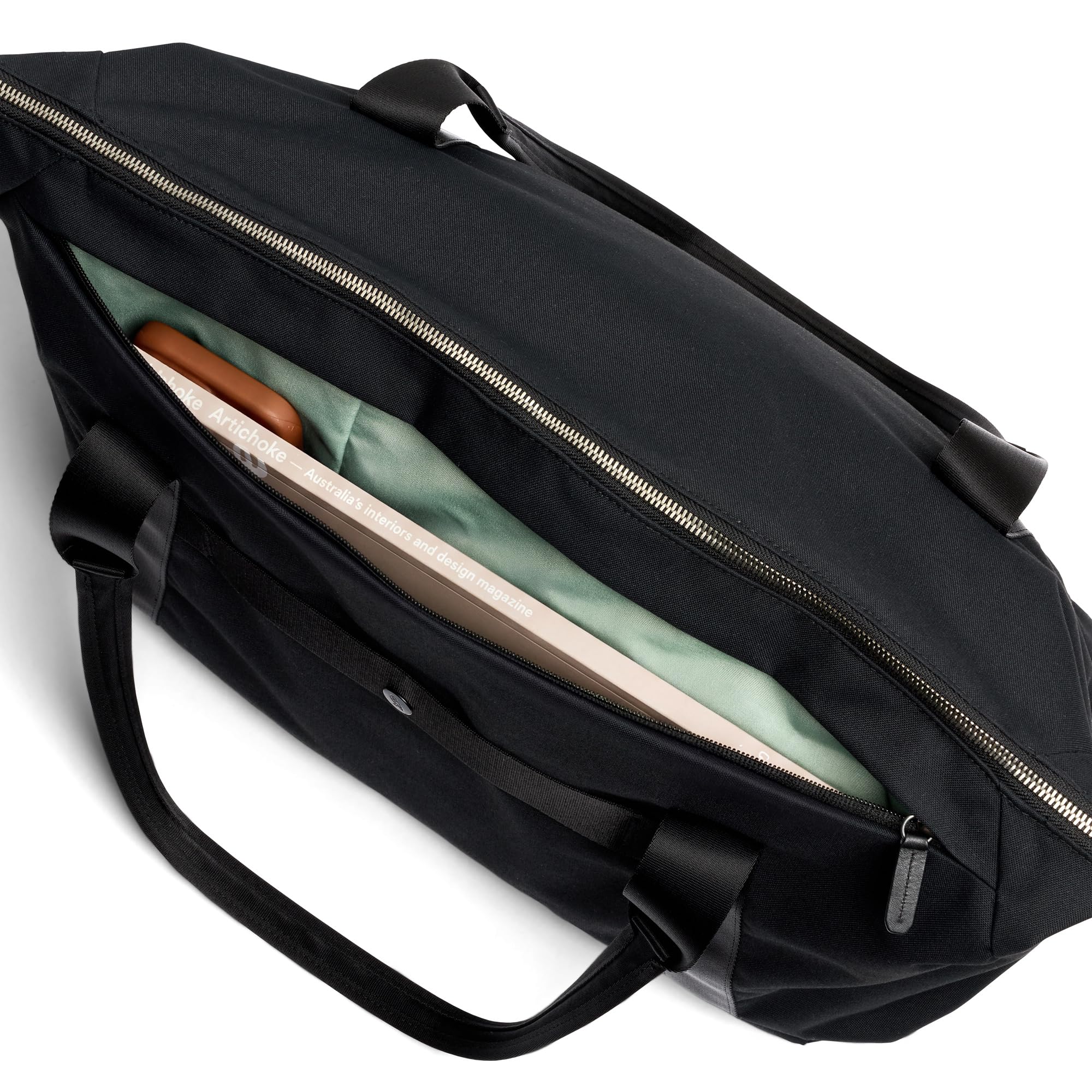 Bellroy Classic Tote (Tasche für den Alltag und die Arbeit mit übersichtlichem Stauraum und Gepäckdurchreiche) - Black