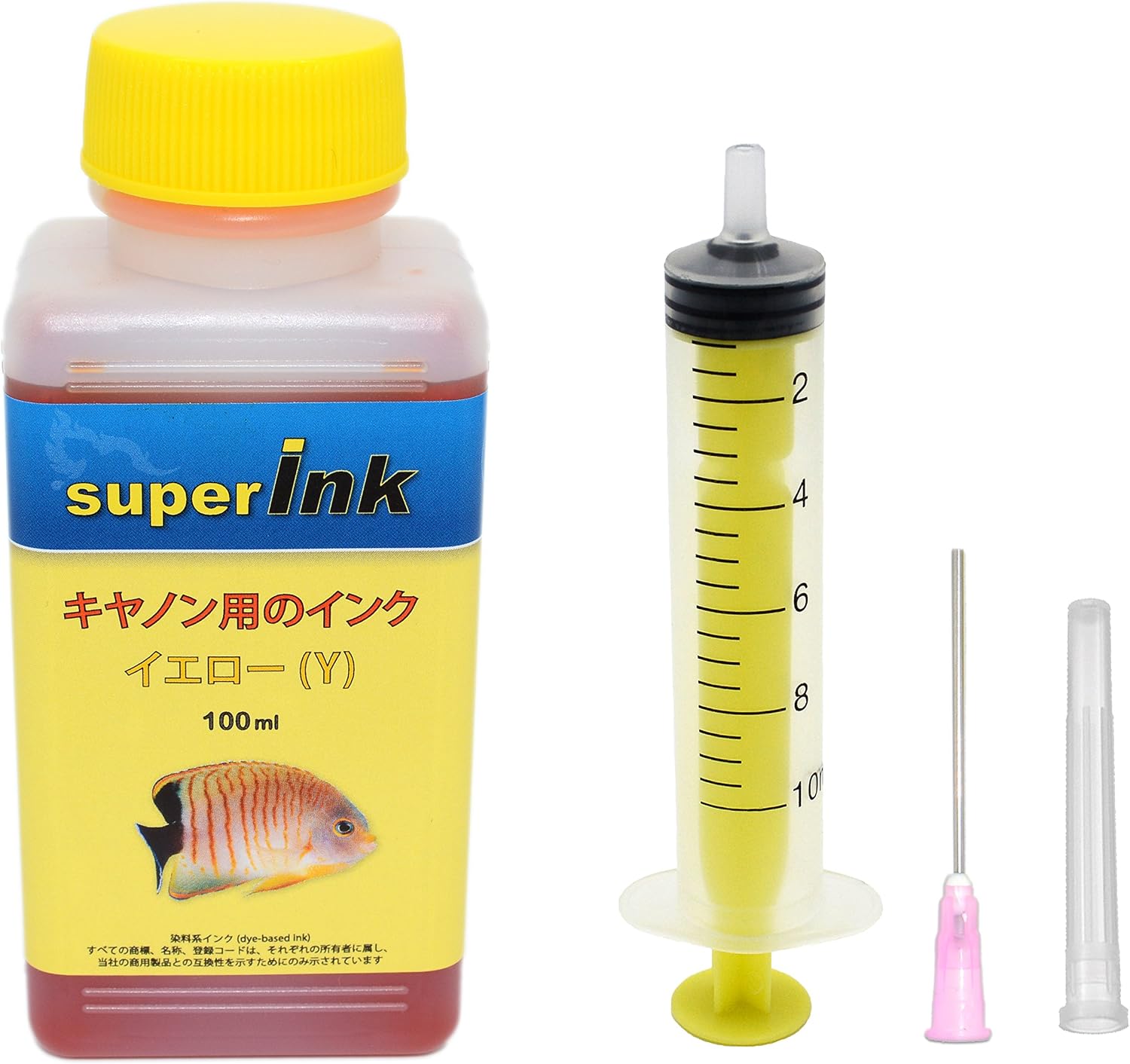 キヤノン Canon 用 イエロー 染料 詰め替え 互換インク Superink 100ml 全機種対応 手袋1組 10ml注入器 針 キャップ Sale 90 Off キヤノン Canon 用 イエロー 染料 詰め替え 互換インク Superink 100ml 全機種対応 手袋1組 10ml注入器 針 キャップ Sale 90 Off