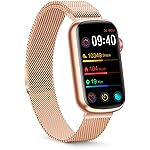 FITVII Slim Fitness Tracker with Blood Oxygen, Blood Pressure, 24/7 Heart Rate and Sleep Tracking, IP68 Waterproof Activity Trackers and Smart Watches with Step Tracker, Pedometer for Women Men